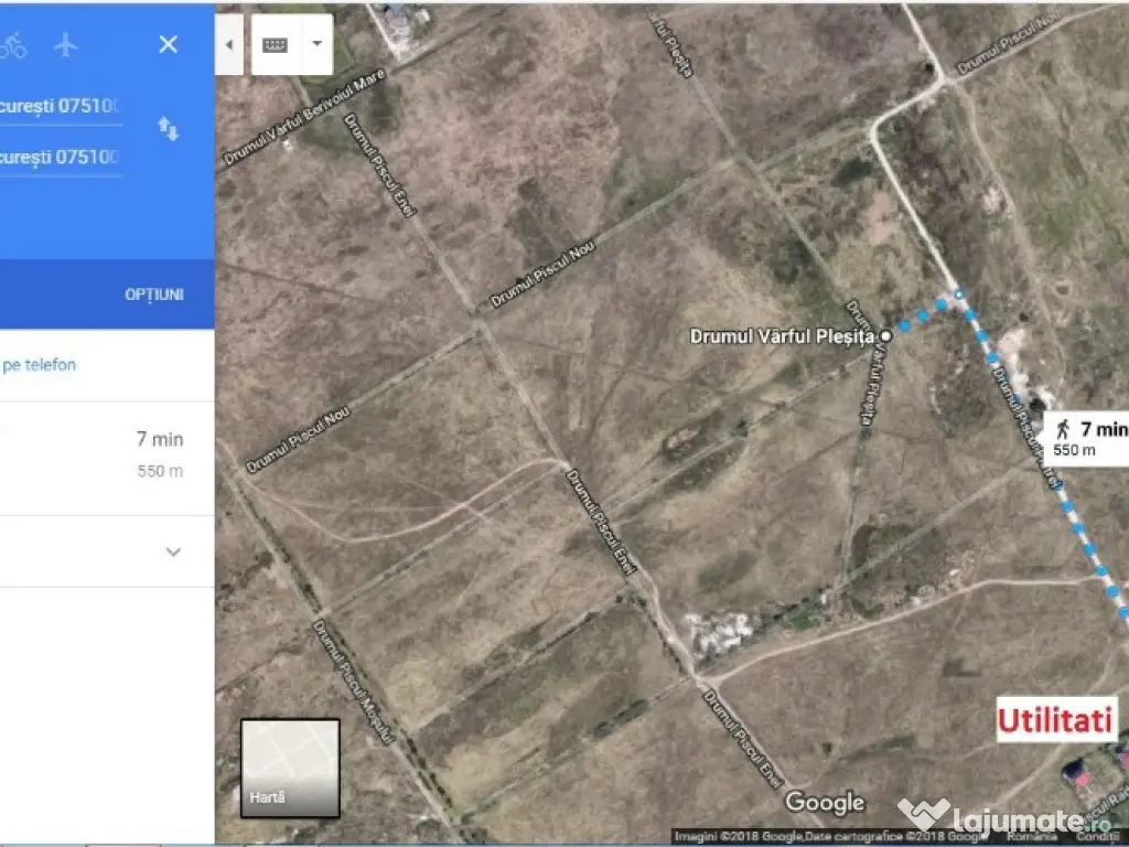 Teren Sisesti 5878 Mp Piscul Enei