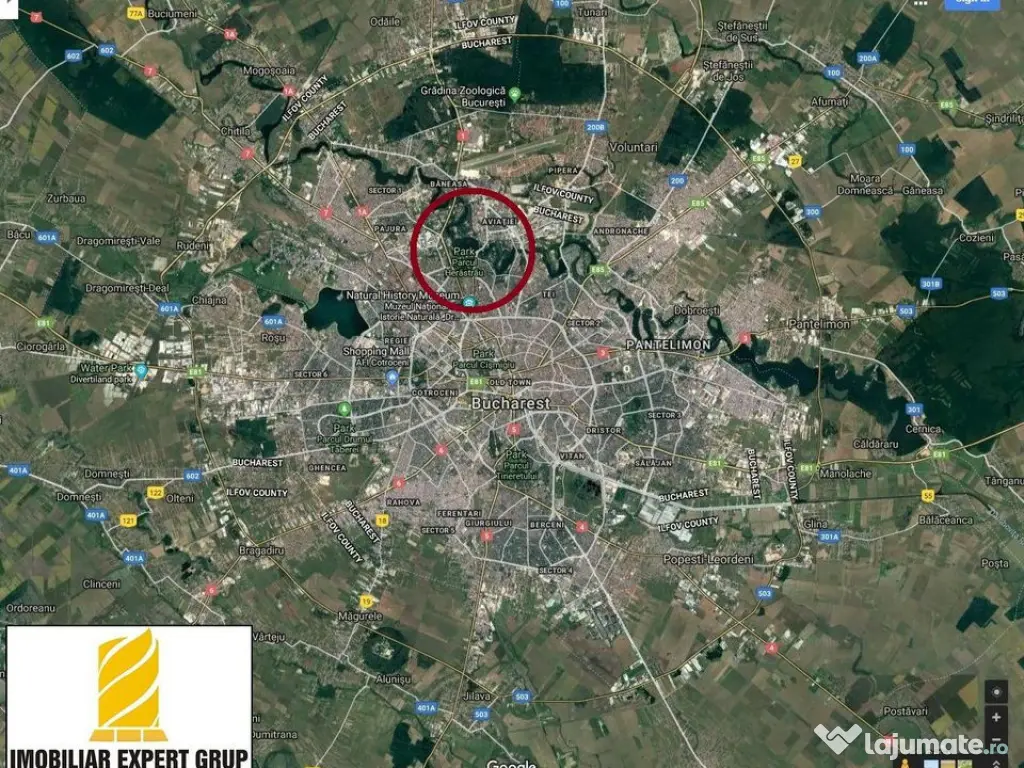 Herastrau: Penthouse 391 mp 7 Camere concept unic. 