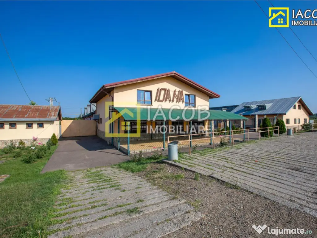 Pensiune cu 15 camere de cazare, restaurant, corpuri adminis 