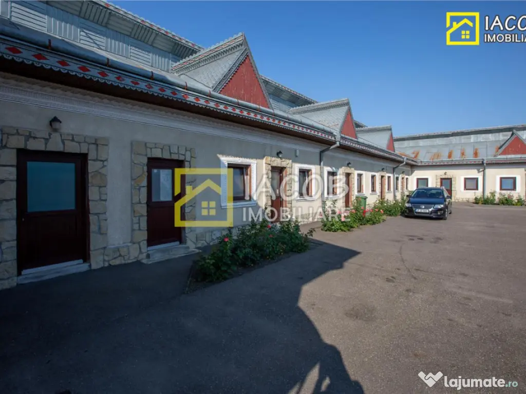 Pensiune cu 15 camere de cazare, restaurant, corpuri adminis 