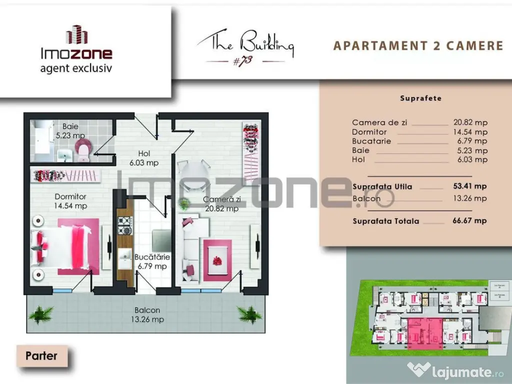 2 CAMERE | 67 MP | TERASA | DRUMUL TABEREI | PRELUNGIREA ... 