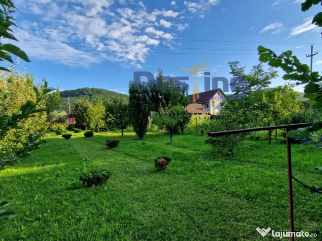 VAND CASA MOBILATA SI UTILATA + GRADINA + TEREN, DEJ 