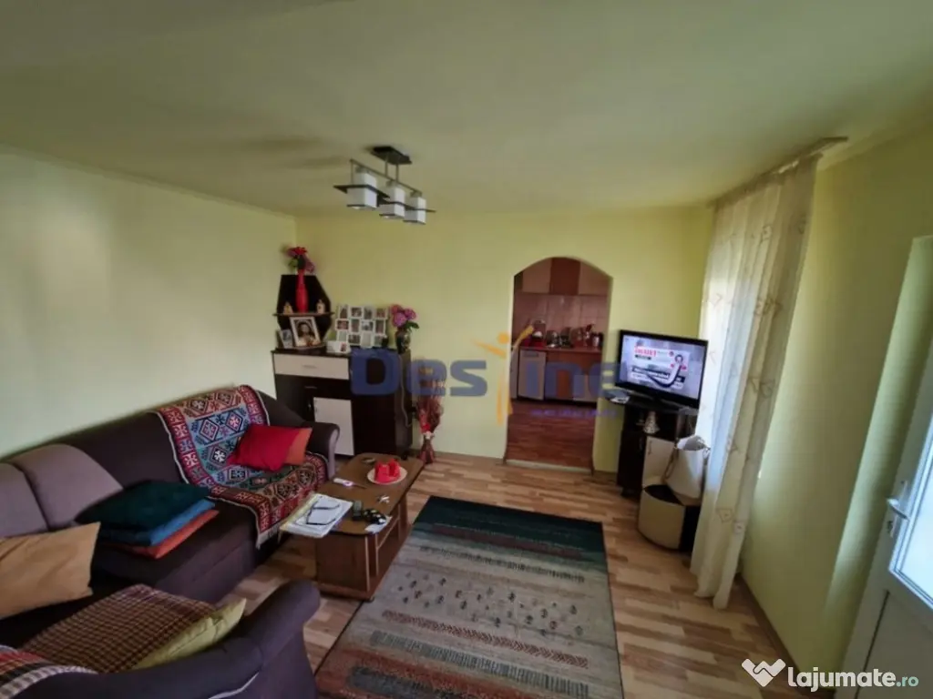 VAND CASA MOBILATA SI UTILATA + GRADINA + TEREN, DEJ 