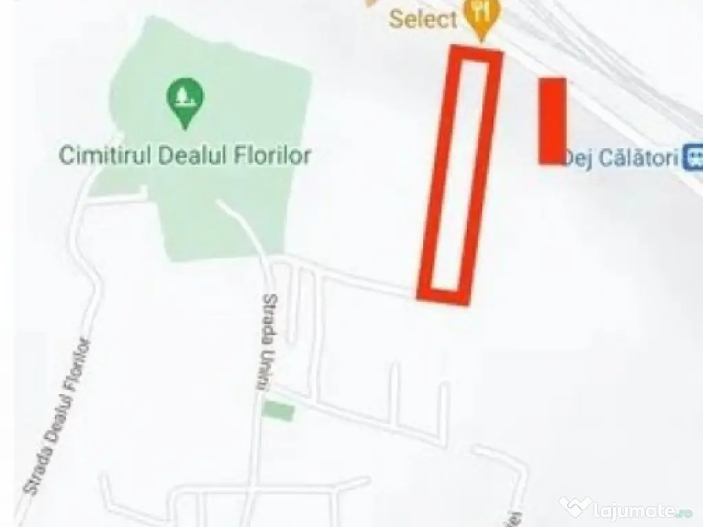 VAND TEREN DEALUL FLORILOR, ZONA IN DEZVOLTARE, DEJ 