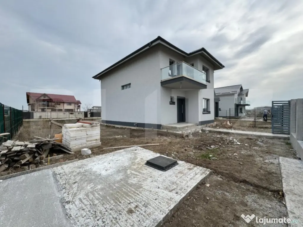 Casă P + E de 119 mp utili, teren 339 mp, Pielești, zona M