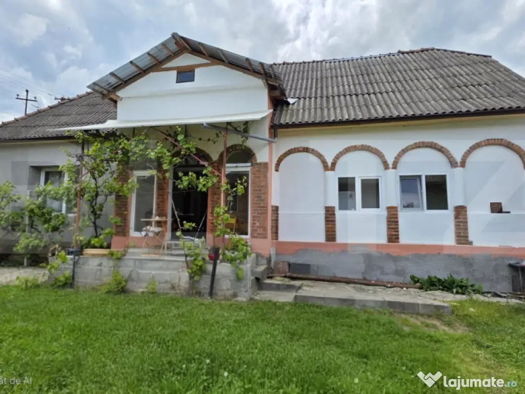 Casa 3 camere, 100 mp, teren, 2000 mp, zona Vest