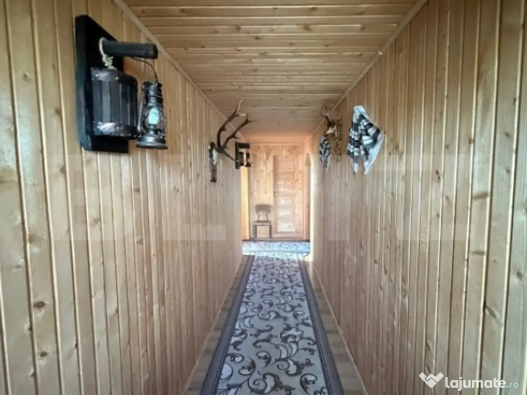 Ocazie unica! Cabana 200 mp utili, teren 800 mp, Ilisesti
