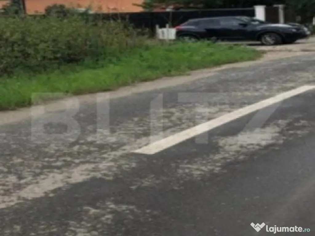 Teren intravilan 2000 mp, Stupini, utilitati in fata teren