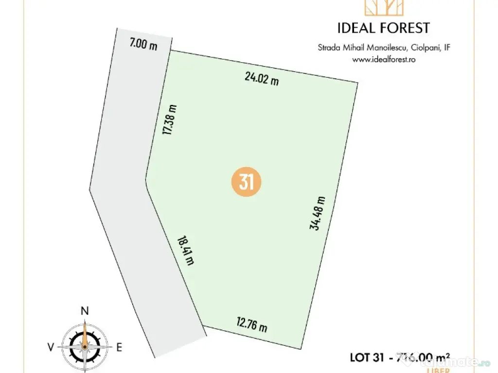 Ideal Forest -vindem LOT 31 - 716 m2
