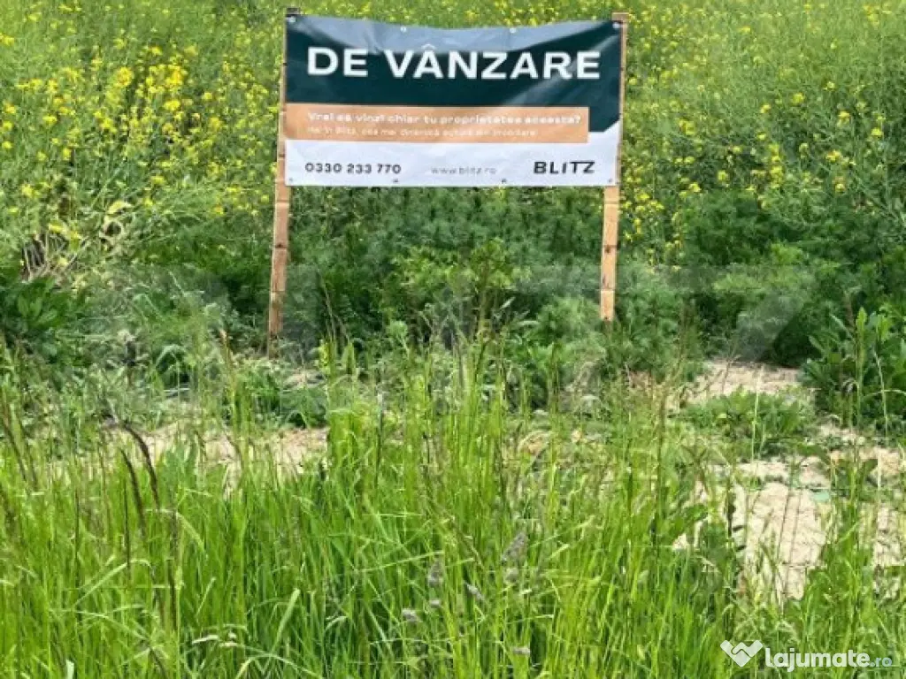 Oportunitate!! Teren intravilan, 2500 mp -drum european E85,