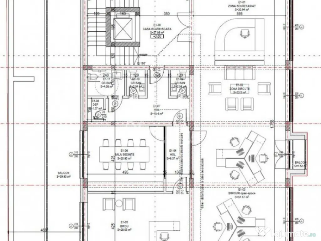 Spatiu comercial 287 mp situat in cladire noua, zona Faleza
