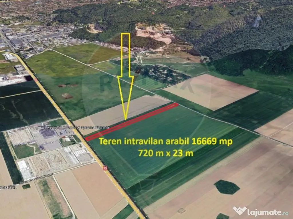 Teren intravilan 16669 mp, Braşov