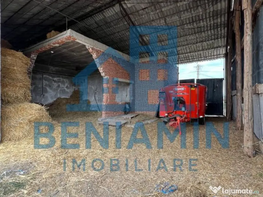 60.000mp Ferma de bovine, păsări, porcine, culturi agri...