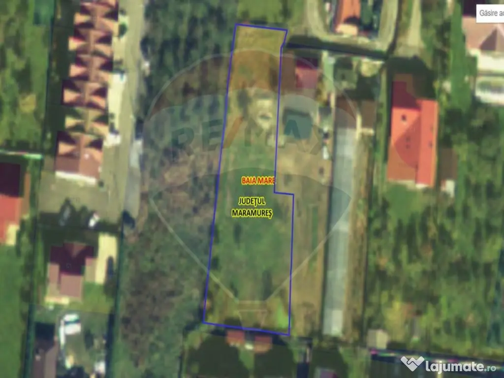 Teren Baia Mare strada Victoriei 