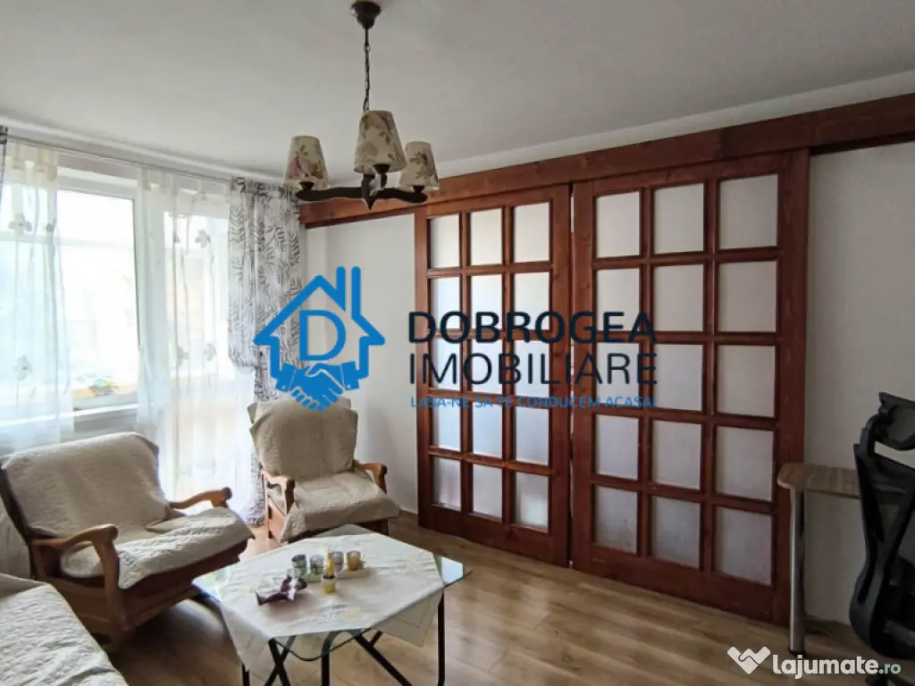 APARTAMENT 3 CAMERE, ETAJ 3 ,58 mp MOBILAT SI UTILAT