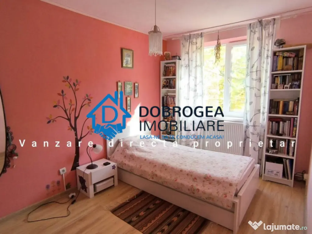 APARTAMENT 3 CAMERE, ETAJ 3 ,58 mp MOBILAT SI UTILAT