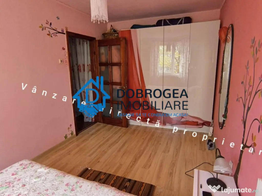 APARTAMENT 3 CAMERE, ETAJ 3 ,58 mp MOBILAT SI UTILAT