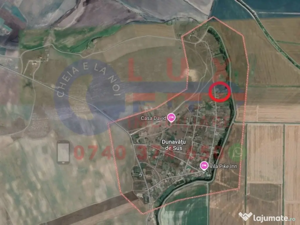 ID 7809 Teren intravilan in DUNĂVĂȚU DE SUS 