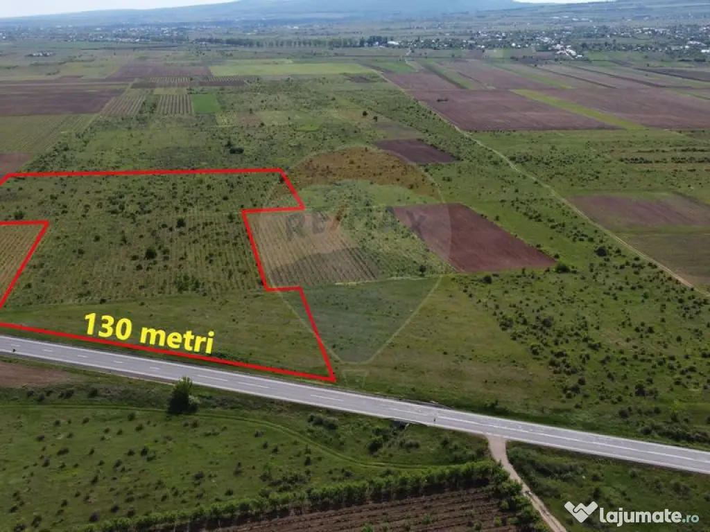 Teren Bolotesti pe soseaua Vrancei