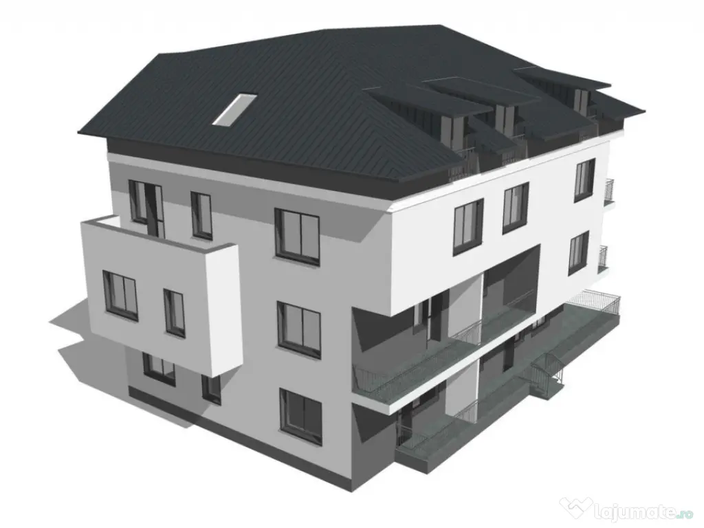 Apartament 3 camere decomandat cu 2 bai 2 balcoane Brag 