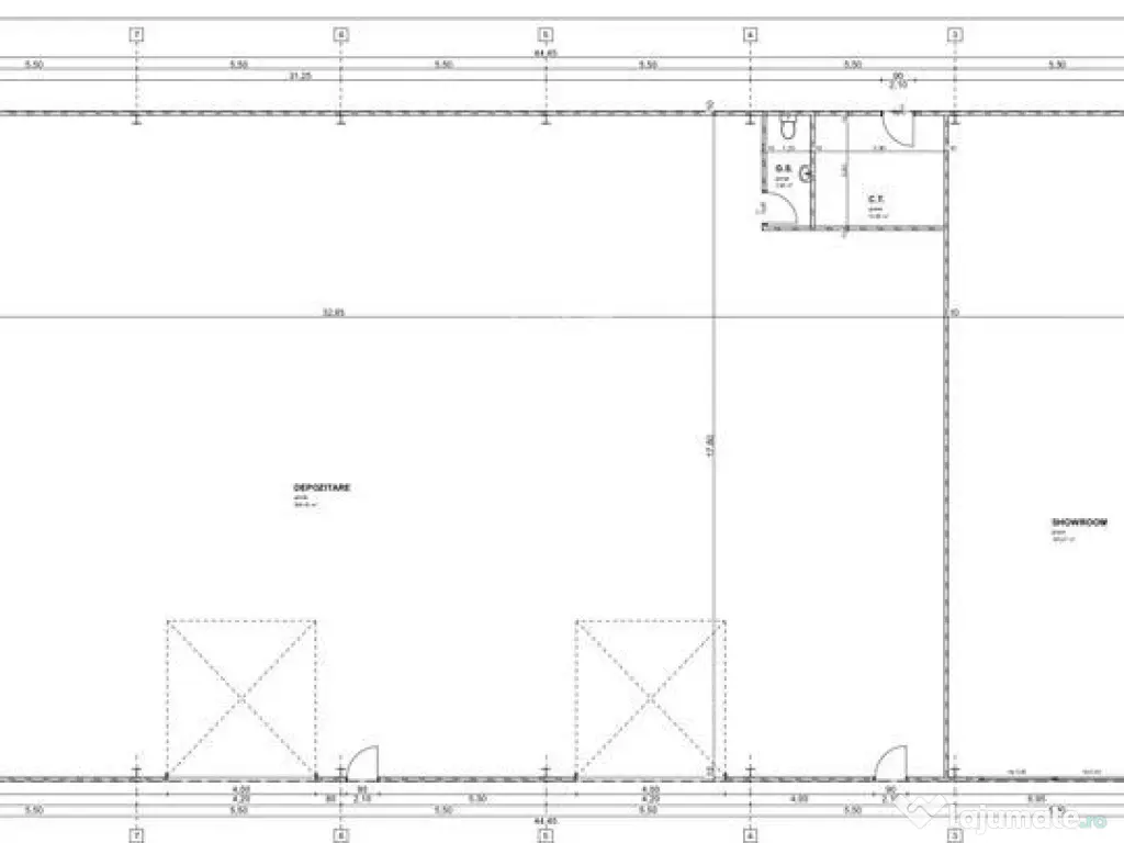Hala cu Showroom, Strada Aeroport, aproape de VGP, COMISI... 