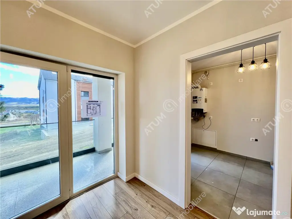 Apartament cu 2 camere si terasa la cheie in Cristian Sibiu