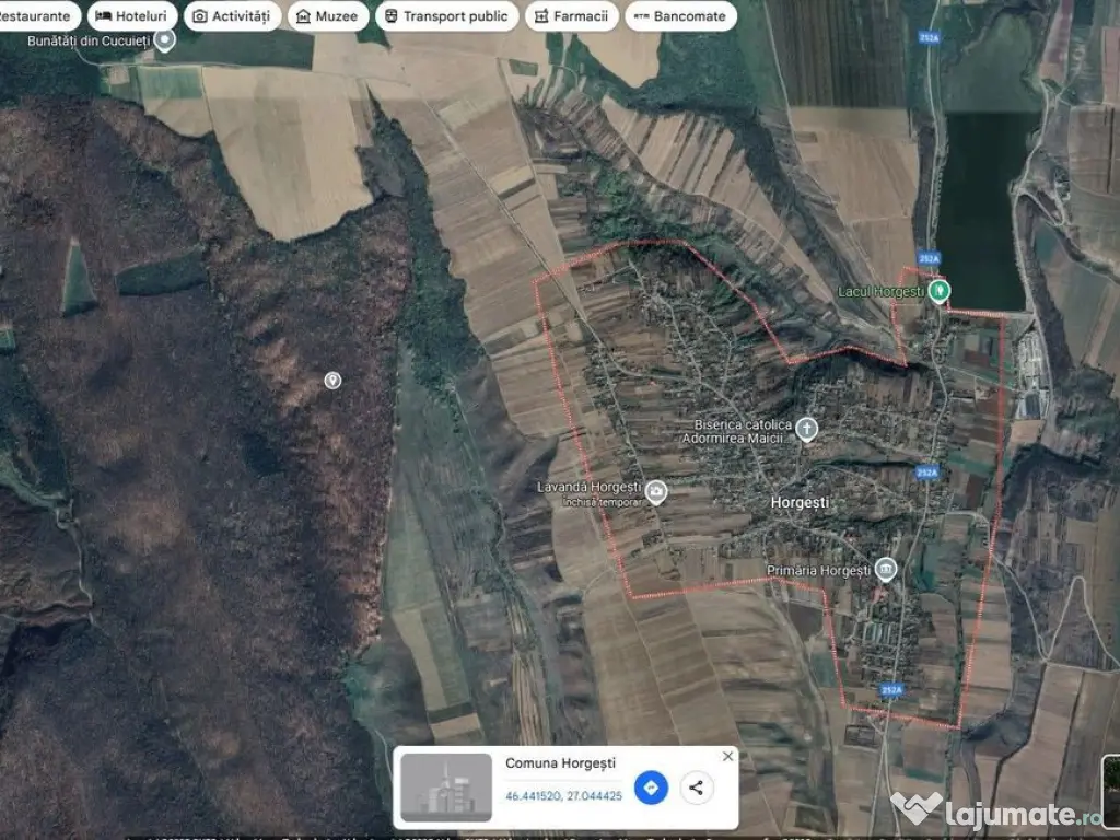 Teren extravilan padure, cota parte de 1/48 Horgesti, ID:... 