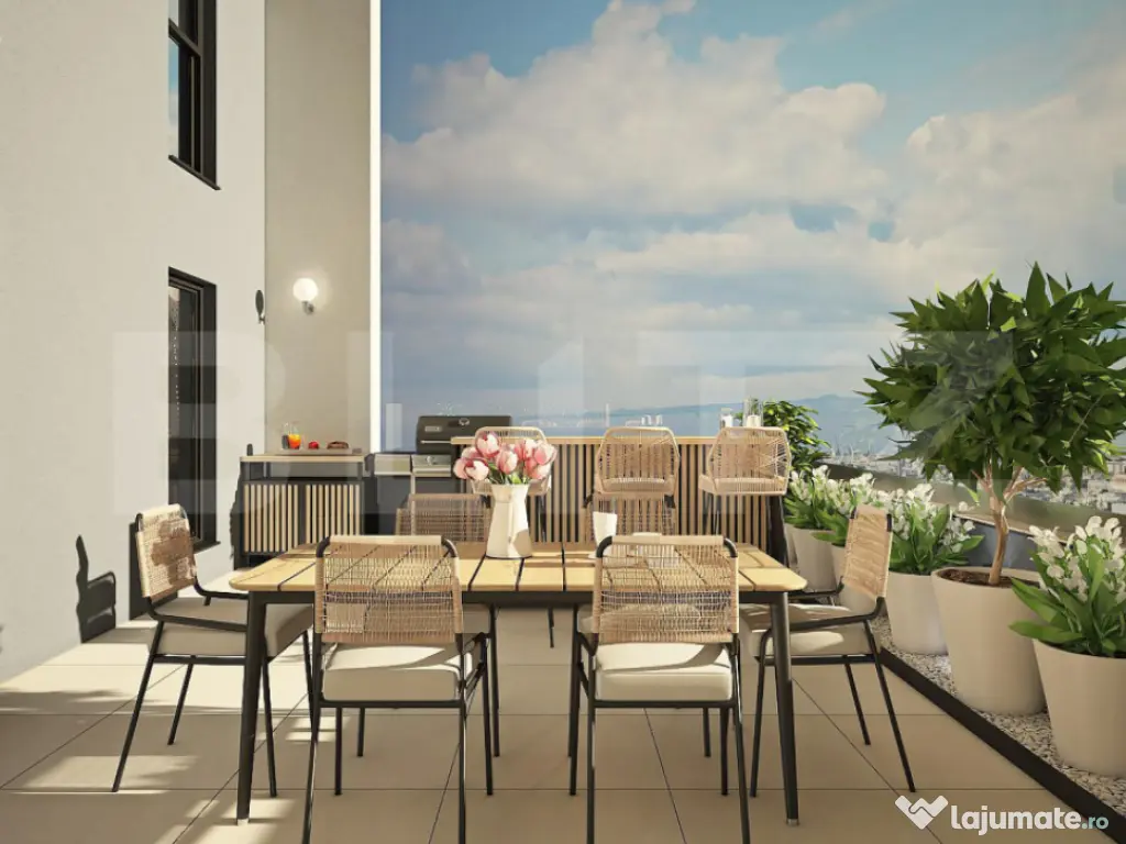 Apartament tip Penthouse, 170mp, parcare, terasa, zona Andre 