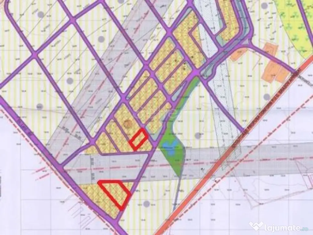 Teren rezidential 1.100mp str. Lanii 