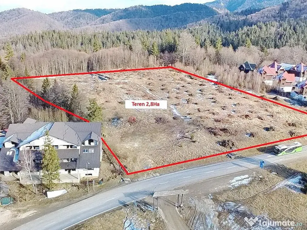 Teren 28.000mp Poiana MIca intre Monterai si Grand Chalet 