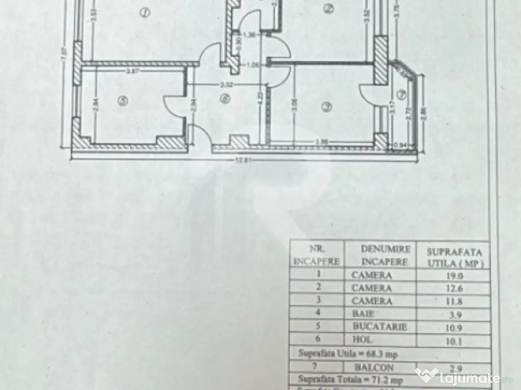 3 camere, Cantacuzino/Mos Craciun, vedere panoramica, etaj s 