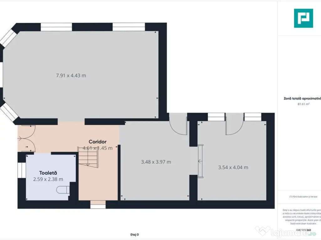 Casă la gri în Livada 