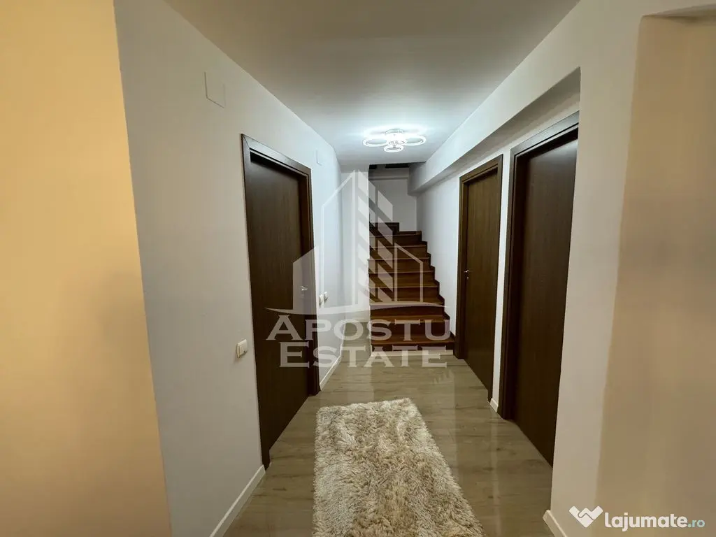 Duplex cu 4 camere si gar, P+1+M,mobilat si utilat, utili...