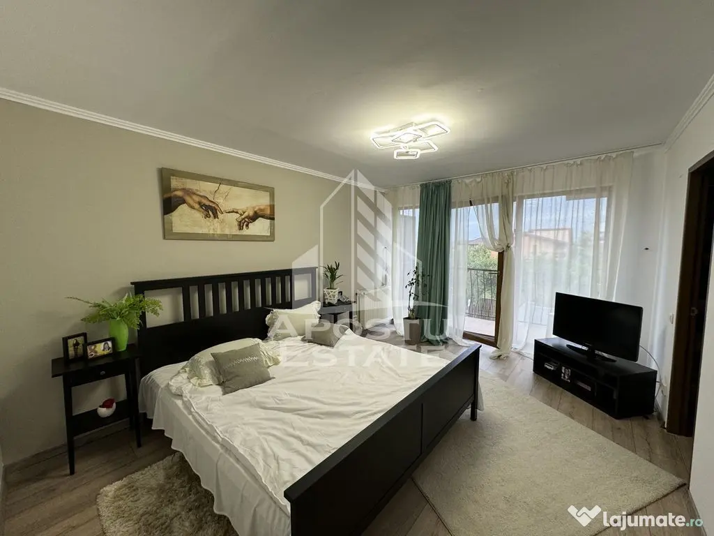 Duplex cu 4 camere si gar, P+1+M,mobilat si utilat, utili...