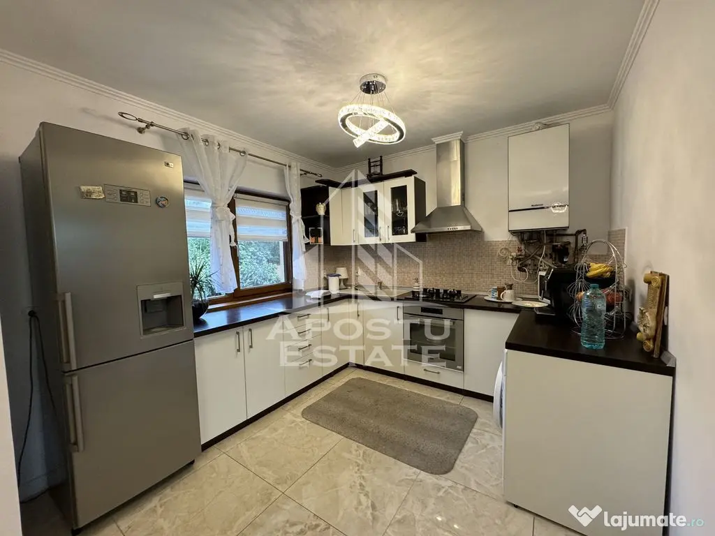 Duplex cu 4 camere si gar, P+1+M,mobilat si utilat, utili...