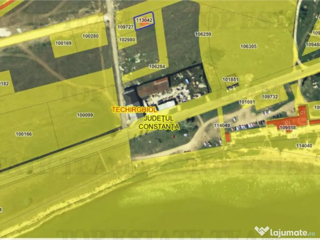 Teren cu fundatie casa langa Lacul Techirghiol zona Eforie N 