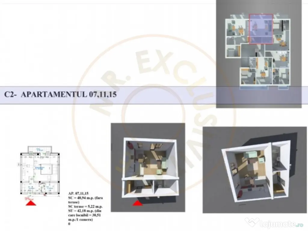 Garsoniere în Stefanesti-Cavalerului Residence 