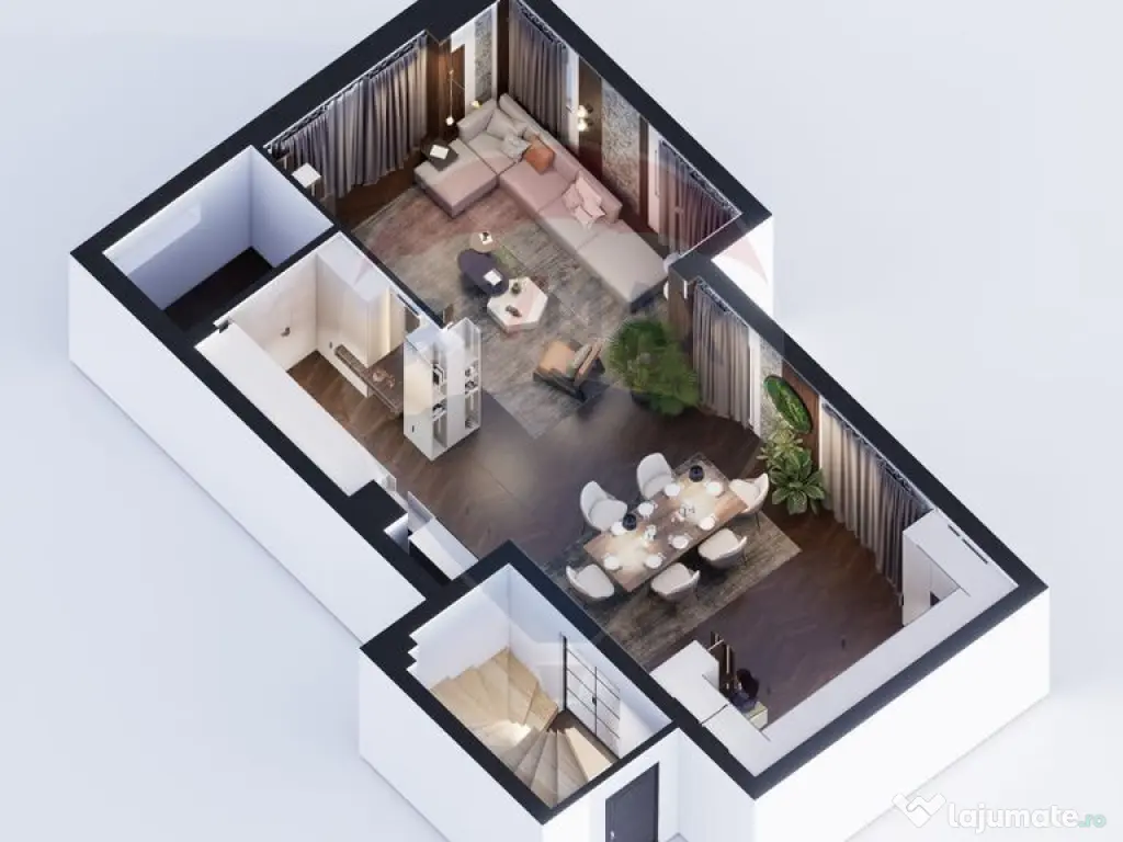 Apartament semifinisat, de Lux, zona semicentrală, 248mp... 