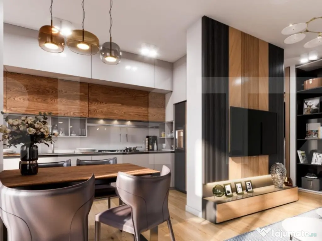 Apartament cu o camera, 38 mp, Ansamblu Rezidential, zona RI