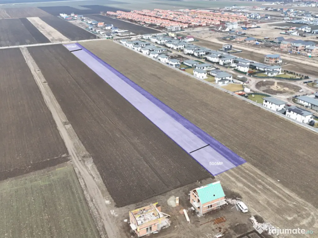 Parcele 500mp in Cristian - Brasov 