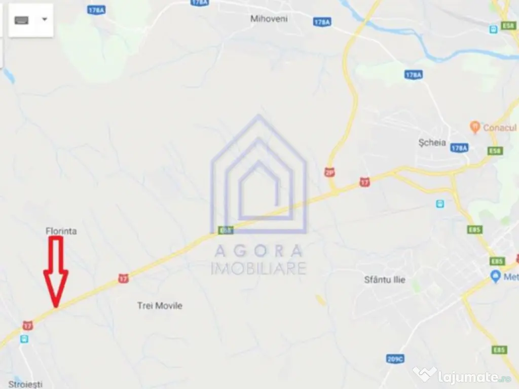 Teren 10.000 mp langa Weber si Vorona, DN E58 spre Gura Humo 