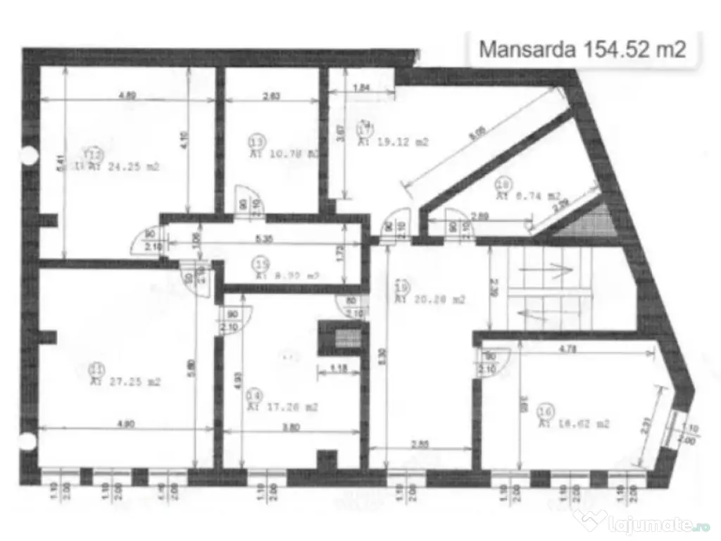 Zona Muzeul Militar sp S+P+E1+M 565 mp