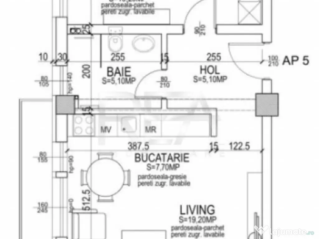UP Boutique - Pipera Voluntari - APARTAMENT 2 CAMERE finisaj 