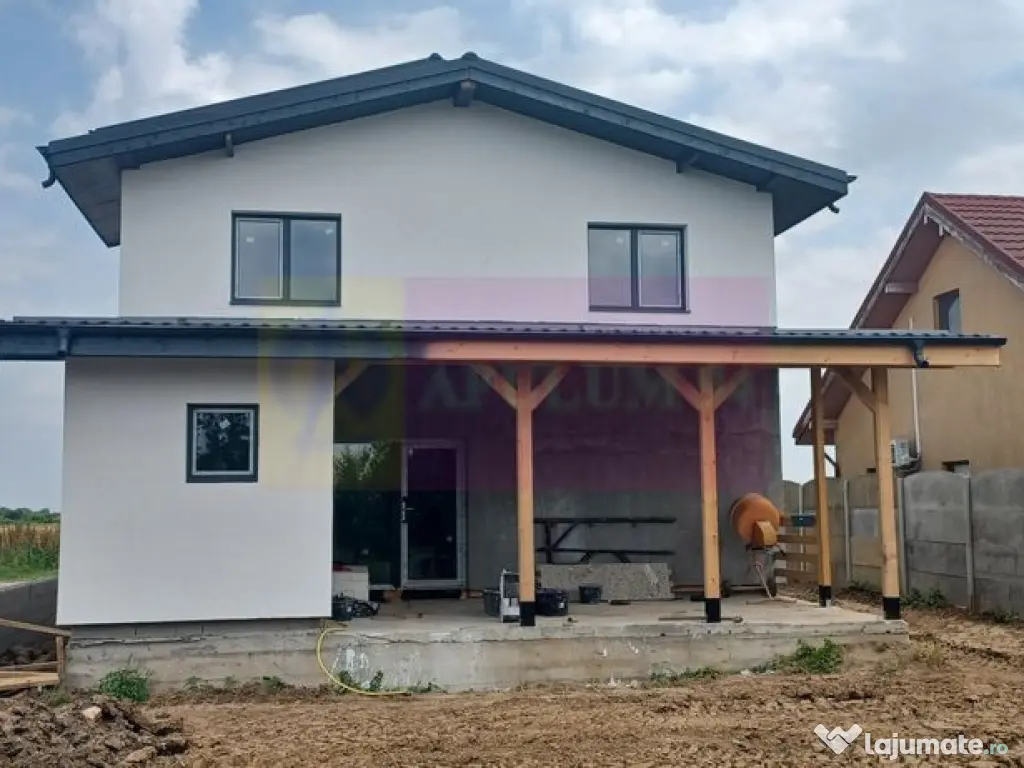 Săbăreni, casă p+1E+m, 5 camere, 3 bai, terasă acoper... 
