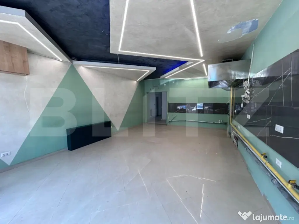 Spatiu comercial pe 2 niveluri, 230 mp, zona semicentrala