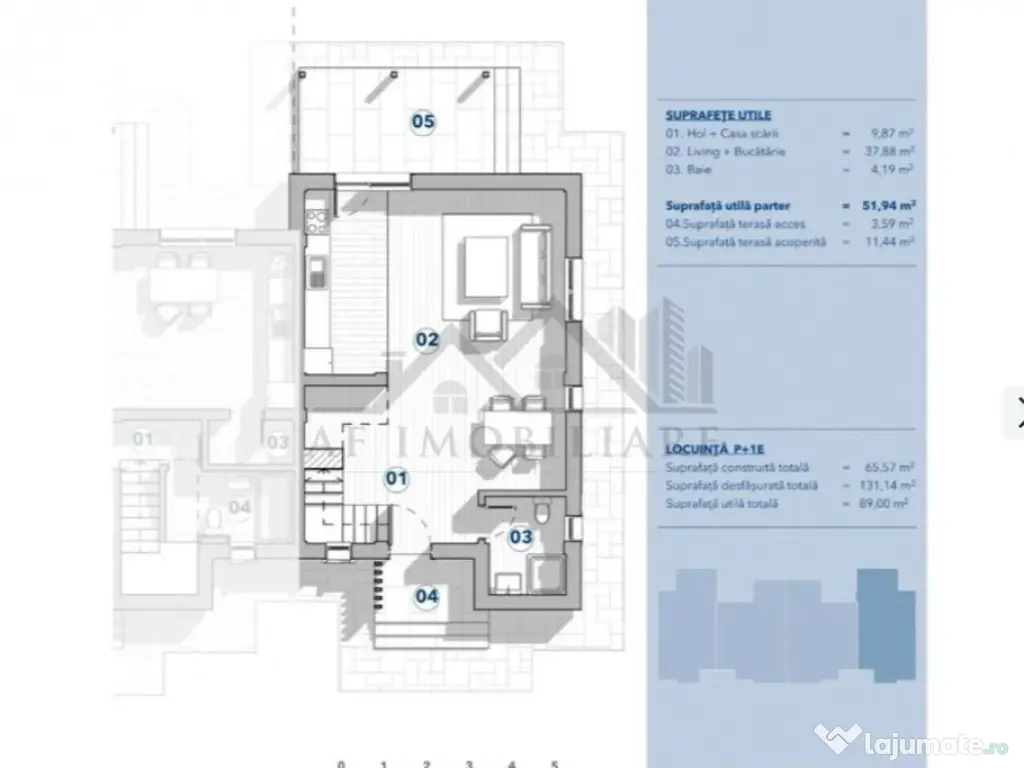 Valea Lupului, case insiruite P Et. su=101mp. teren 160mp. (