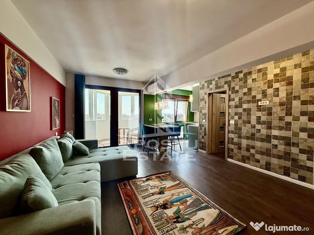 Apartament tip studio, etaj intermediar, centrala proprie... 