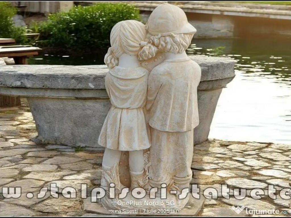 Set copii cu soclu, galben patinat, model S7-S27. 