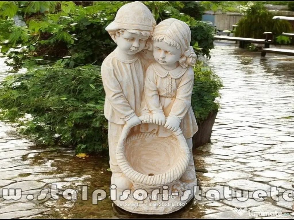 Set copii cu soclu, galben patinat, model S7-S27. 