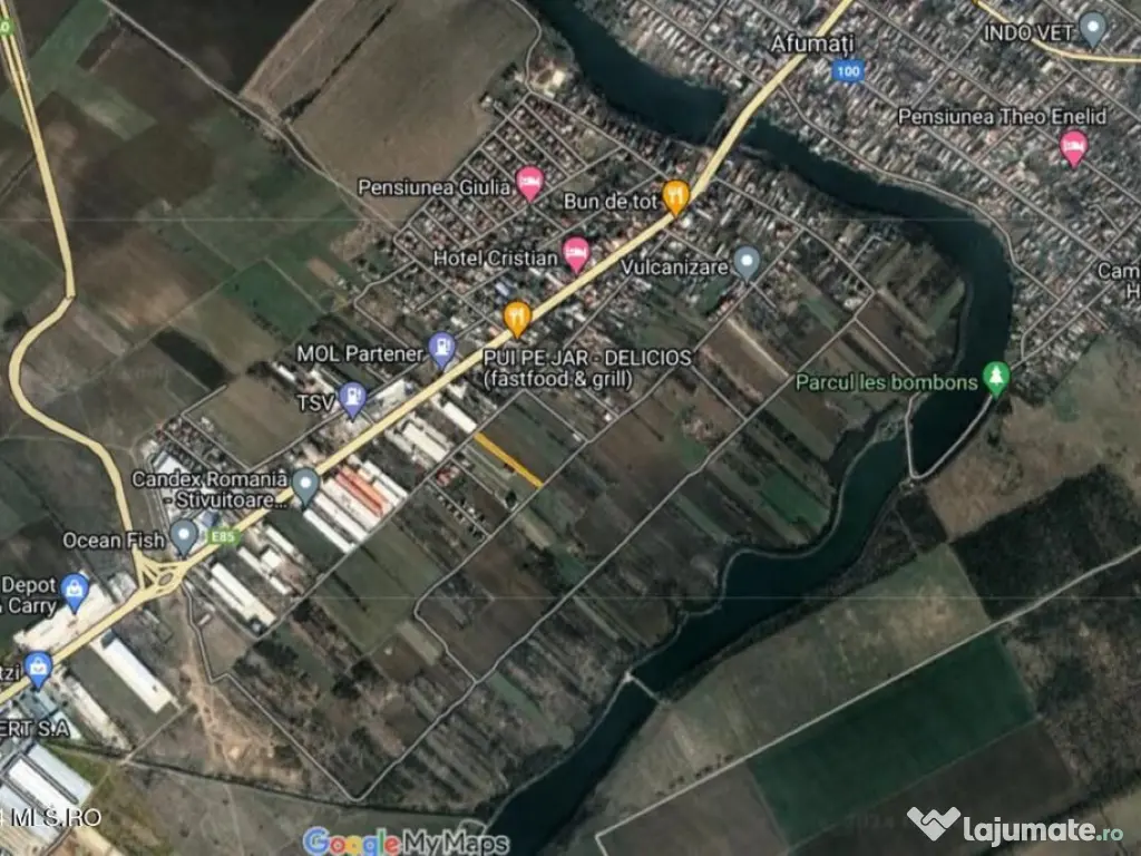 Afumati - Str. Iasomiei, 2409 MP, stradal, intravilan, de... 